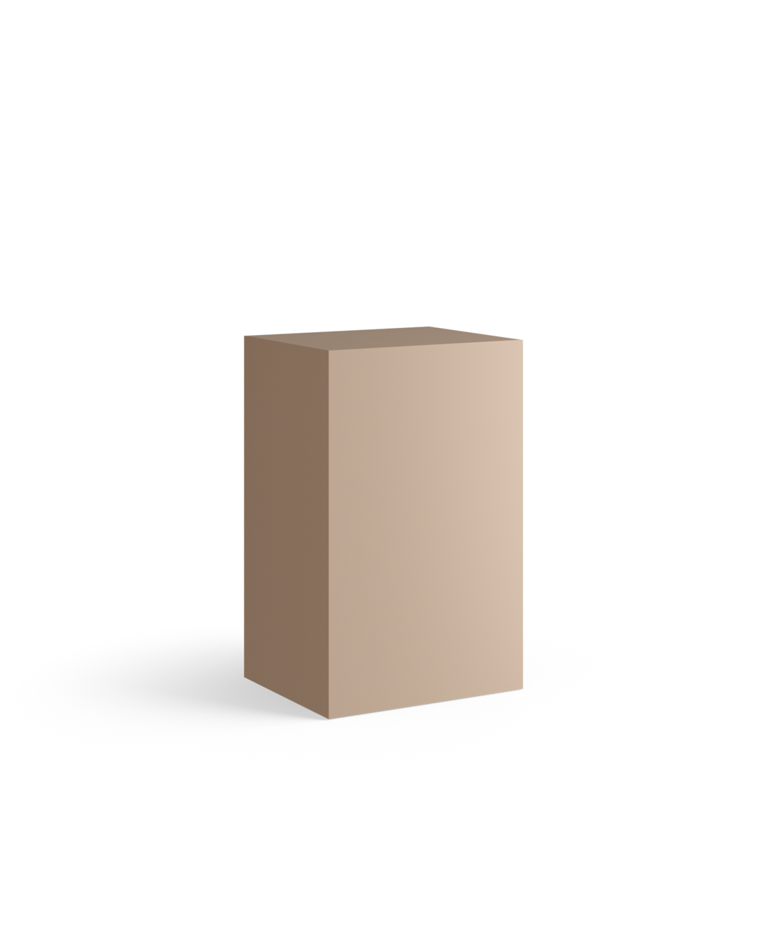 Welcome - Beige reception desk - 55cm